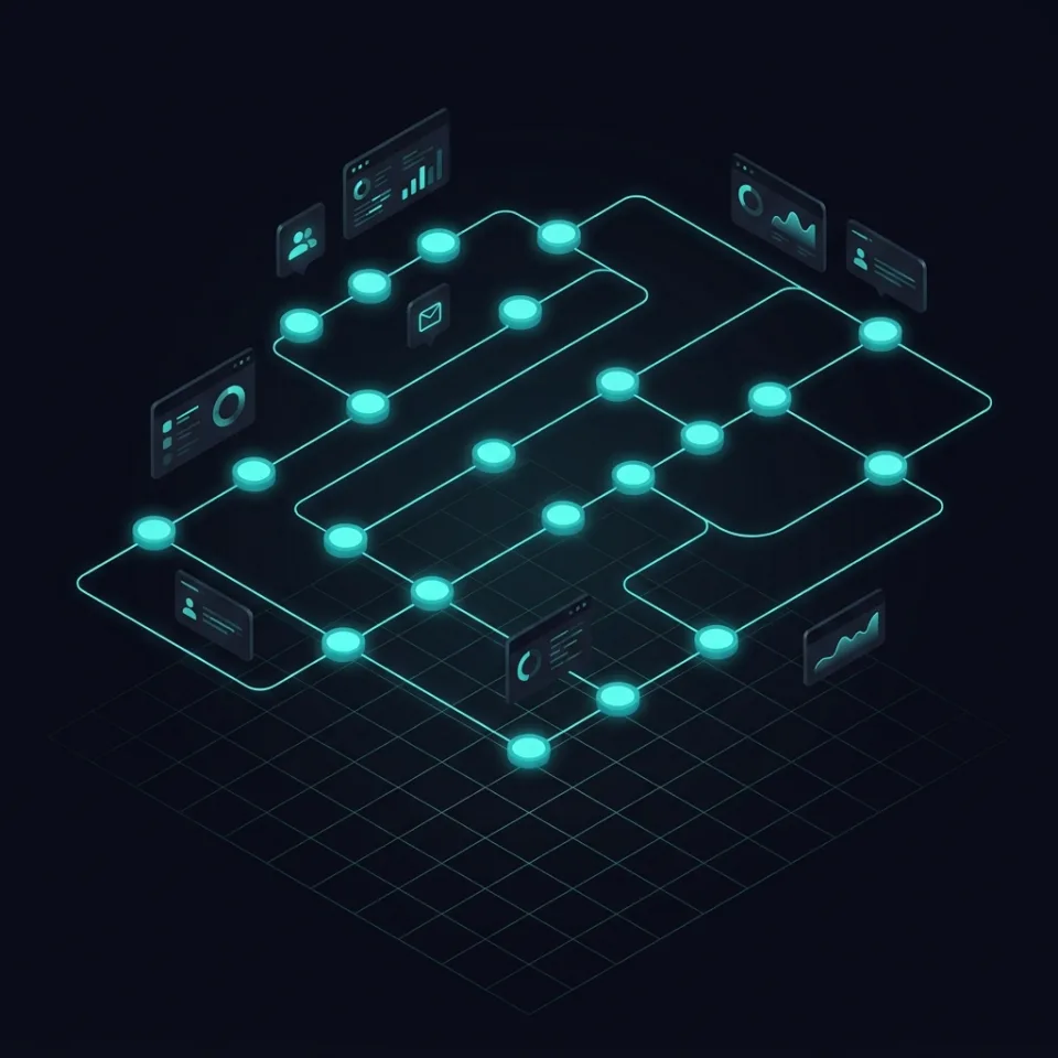 Done-for-you GoHighLevel automation workflow map